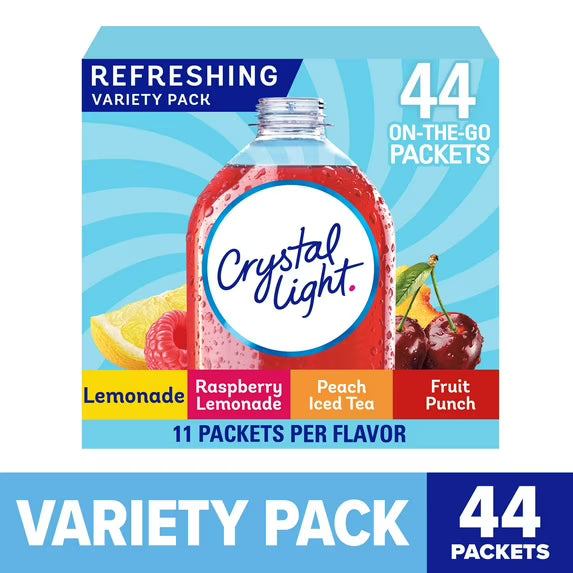Crystal Light Refreshing Variety Pack, 44 ct, 4.8oz
