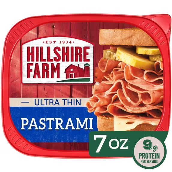 Hillshire Farm Ultra Thin Sliced Pastrami Deli Lunch Meat, 7 oz