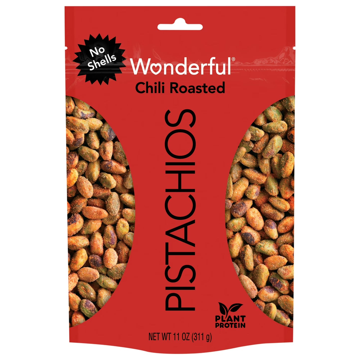 Wonderful Pistachios No Shells Chili Roasted Nuts, 11 oz