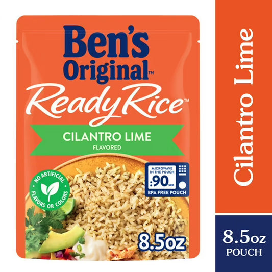 Ben's Original Ready Rice, Cilantro Lime Flavored, Easy Dinner Side, 8.5oz