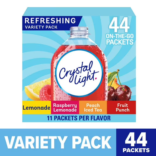 Crystal Light Refreshing Variety Pack, 44 ct, 4.8oz