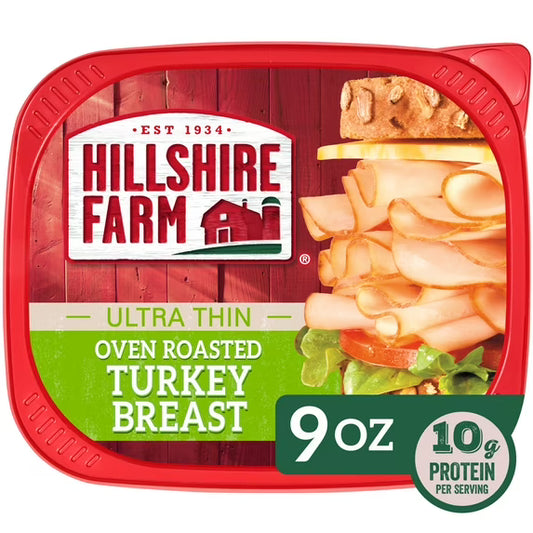 Hillshire Farm Ultra Thin Oven Roasted Turkey Breast, 9 oz