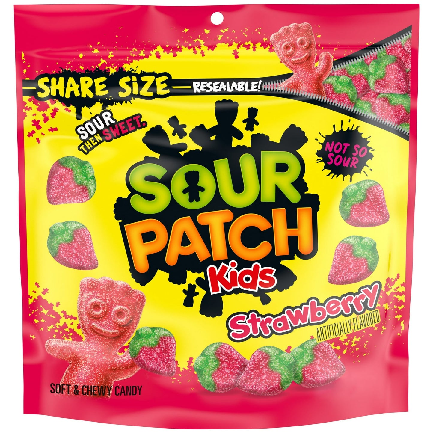 SOUR PATCH KIDS Strawberry Soft & Chewy Candy, Share Size, 12 oz