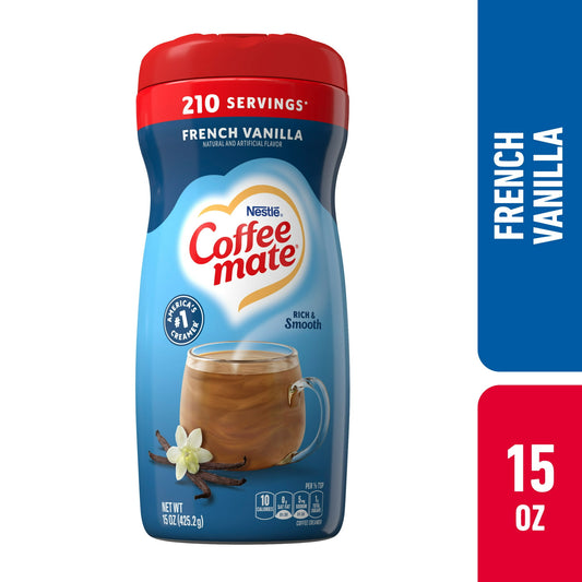 Coffee mate French Vanilla Powder Coffee Creamer, 15 oz