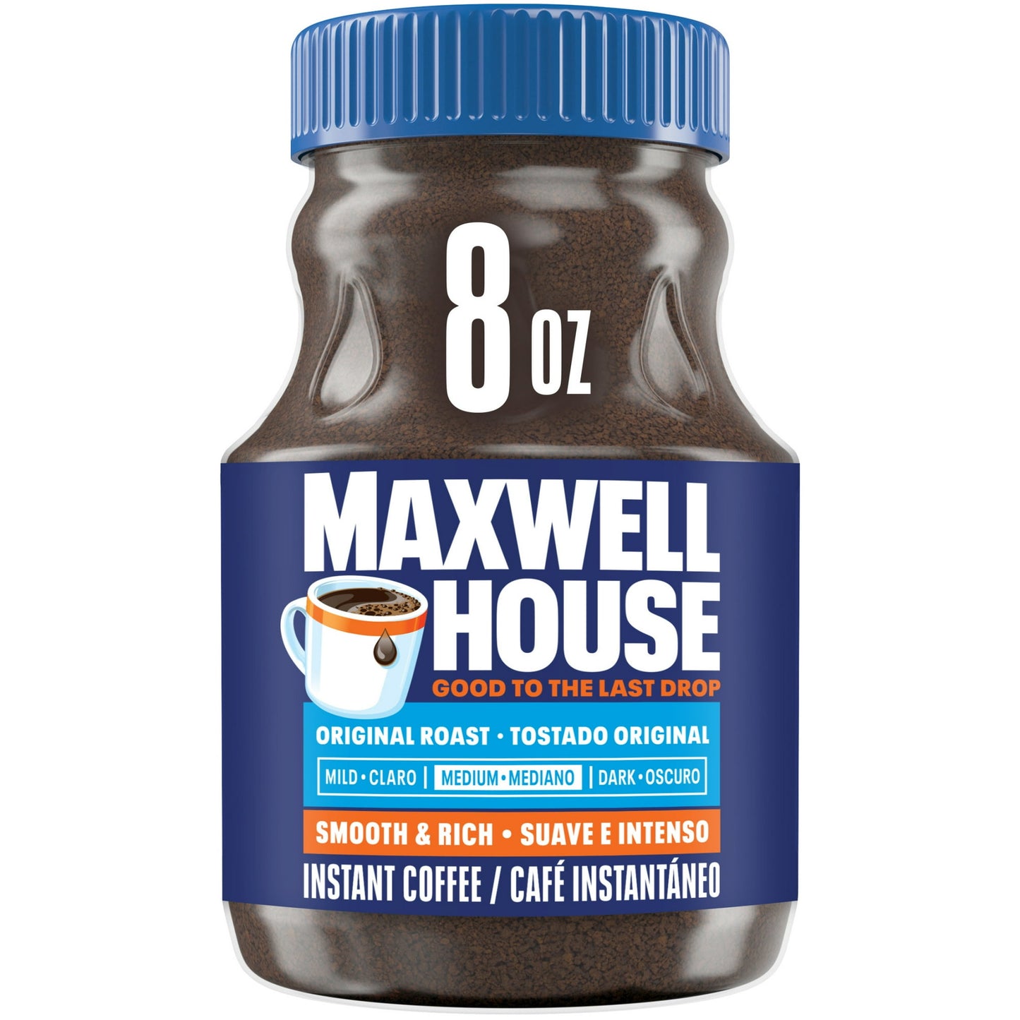 Maxwell House Original Roast Instant Coffee, 8 oz