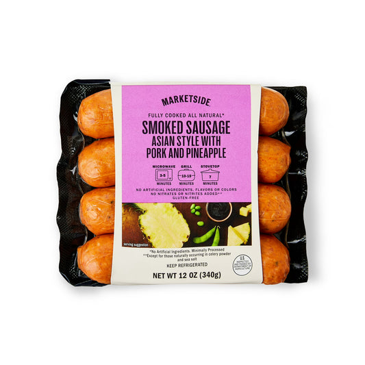 Marketside Asian Style with Pork and Pineapple Smoked Sausage, 12 oz