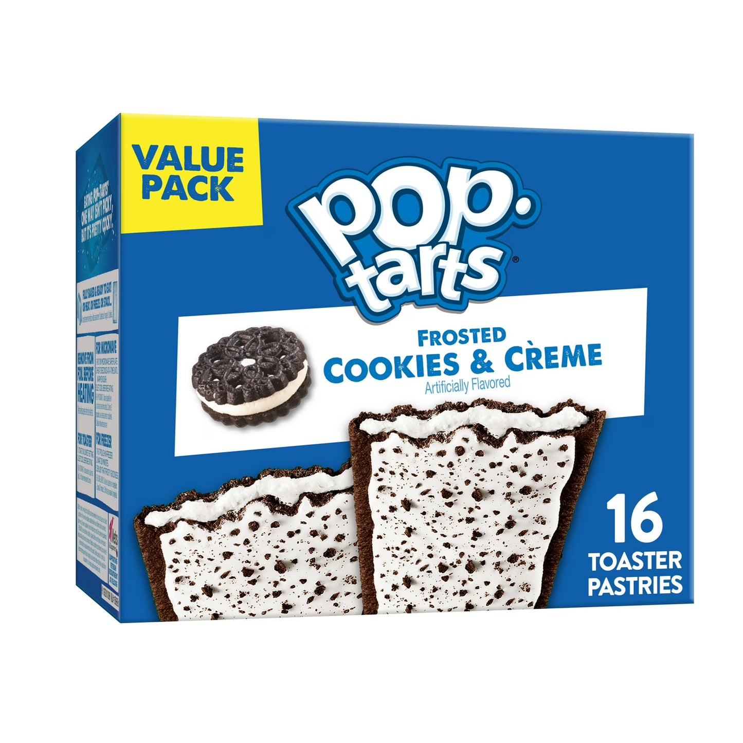 Pop-Tarts Frosted Cookies and Creme Toaster Pastries, Breakfast Foods, Shelf-Stable, 27 oz