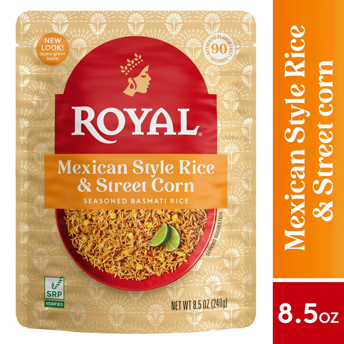 Royal Mexican Rice and Street Corn - Ready-to-Heat Basmati Rice - 8.5 oz