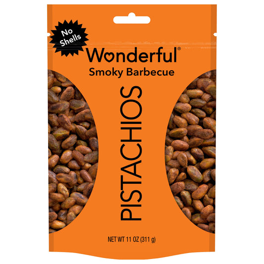 Wonderful Pistachios No Shells BBQ Flavored Nuts, 11 oz