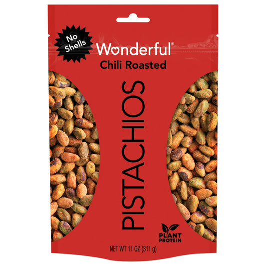 Wonderful Pistachios No Shells Chili Roasted Nuts, 11 oz
