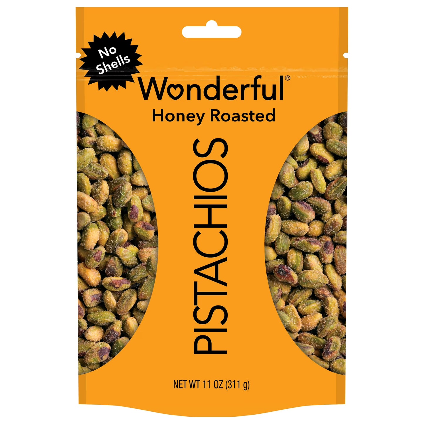 Wonderful Pistachios No Shells Honey Roasted Nuts, 11 oz